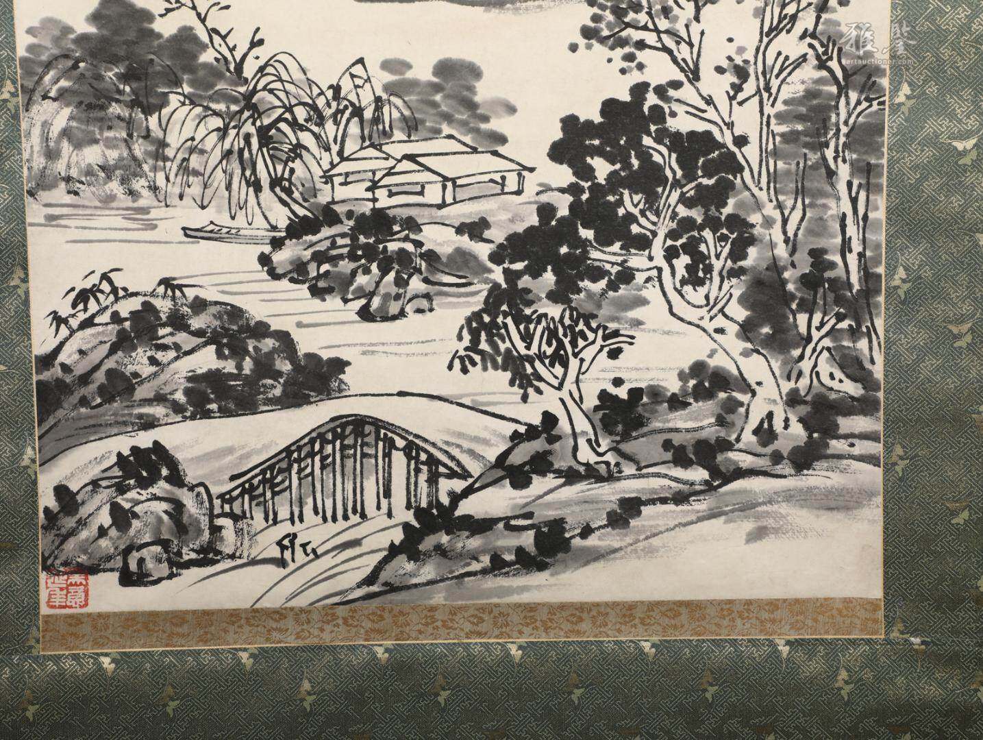 吳昌碩 山水圖