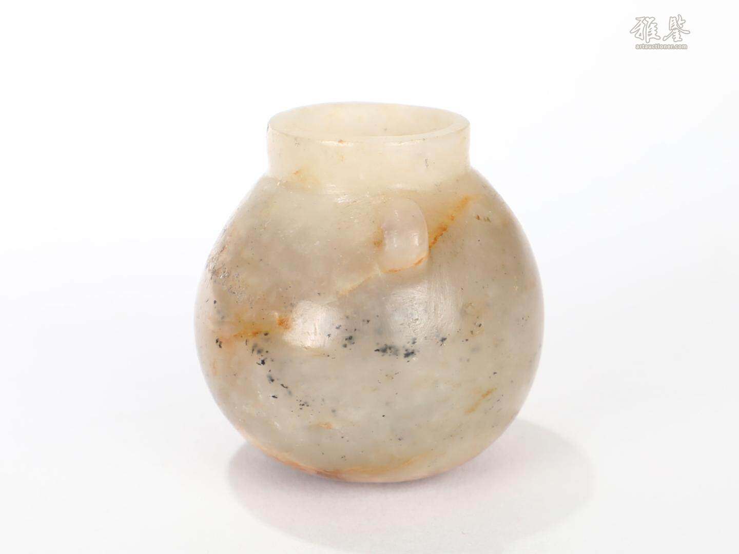 10-13世紀 和田白玉舍利小罐