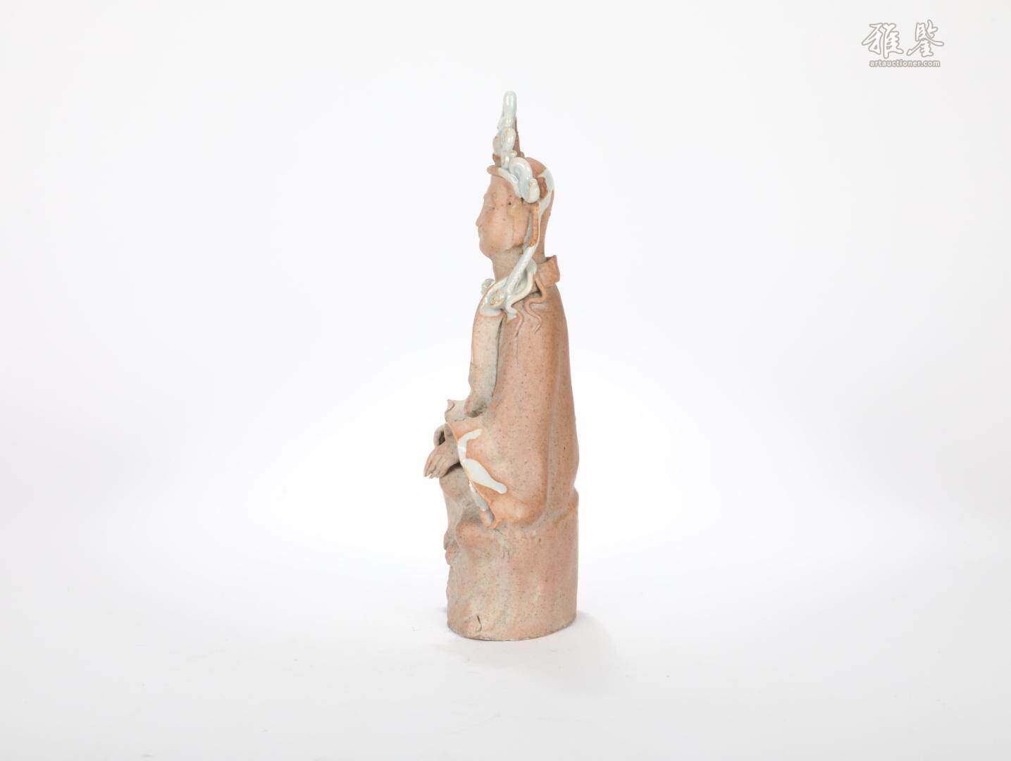 明 龍泉窯觀音像