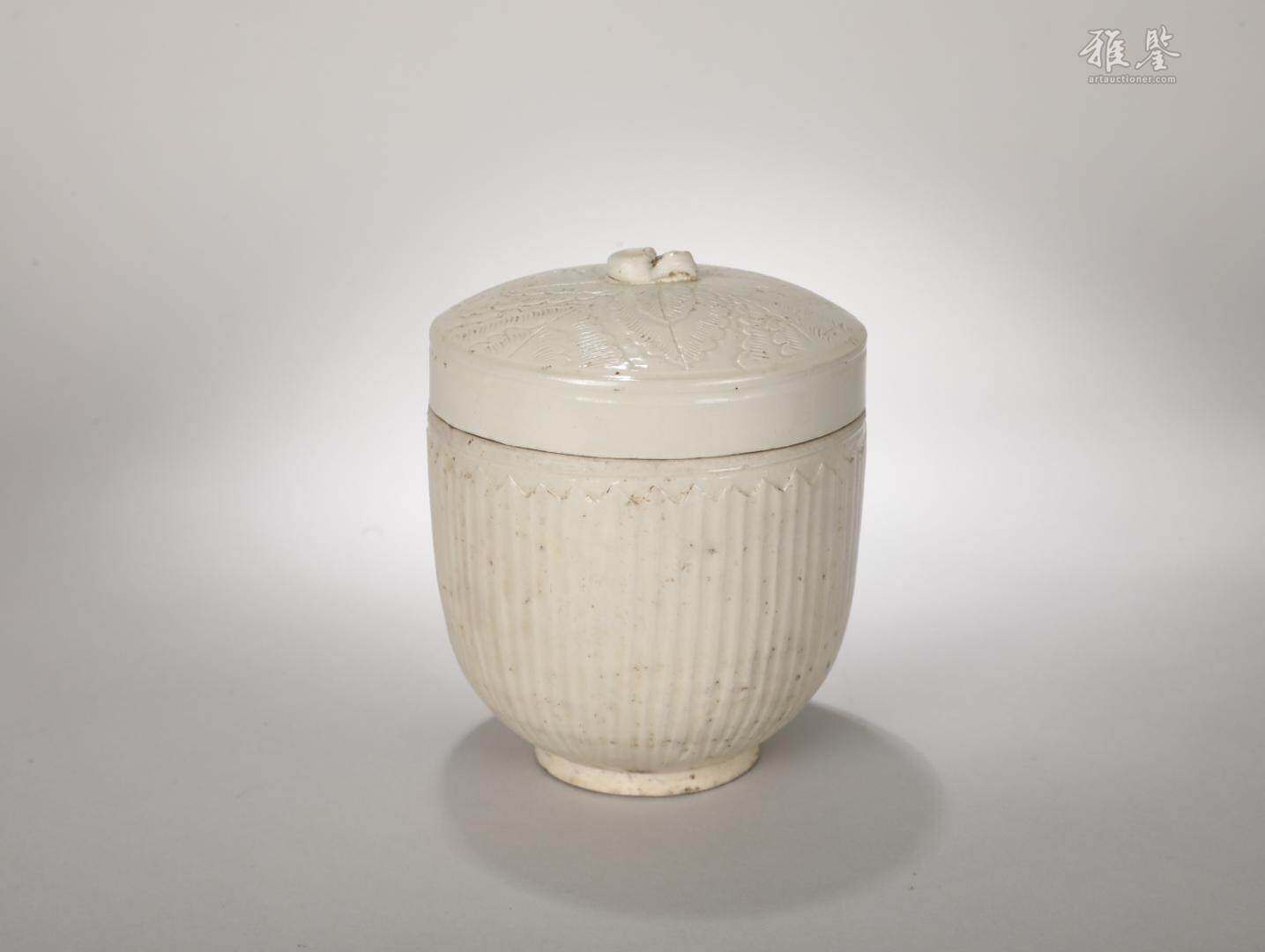 10-13世紀 定窯白釉蓋罐